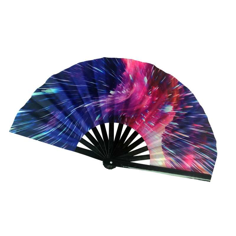 13" Full Color Bamboo Hand Fan