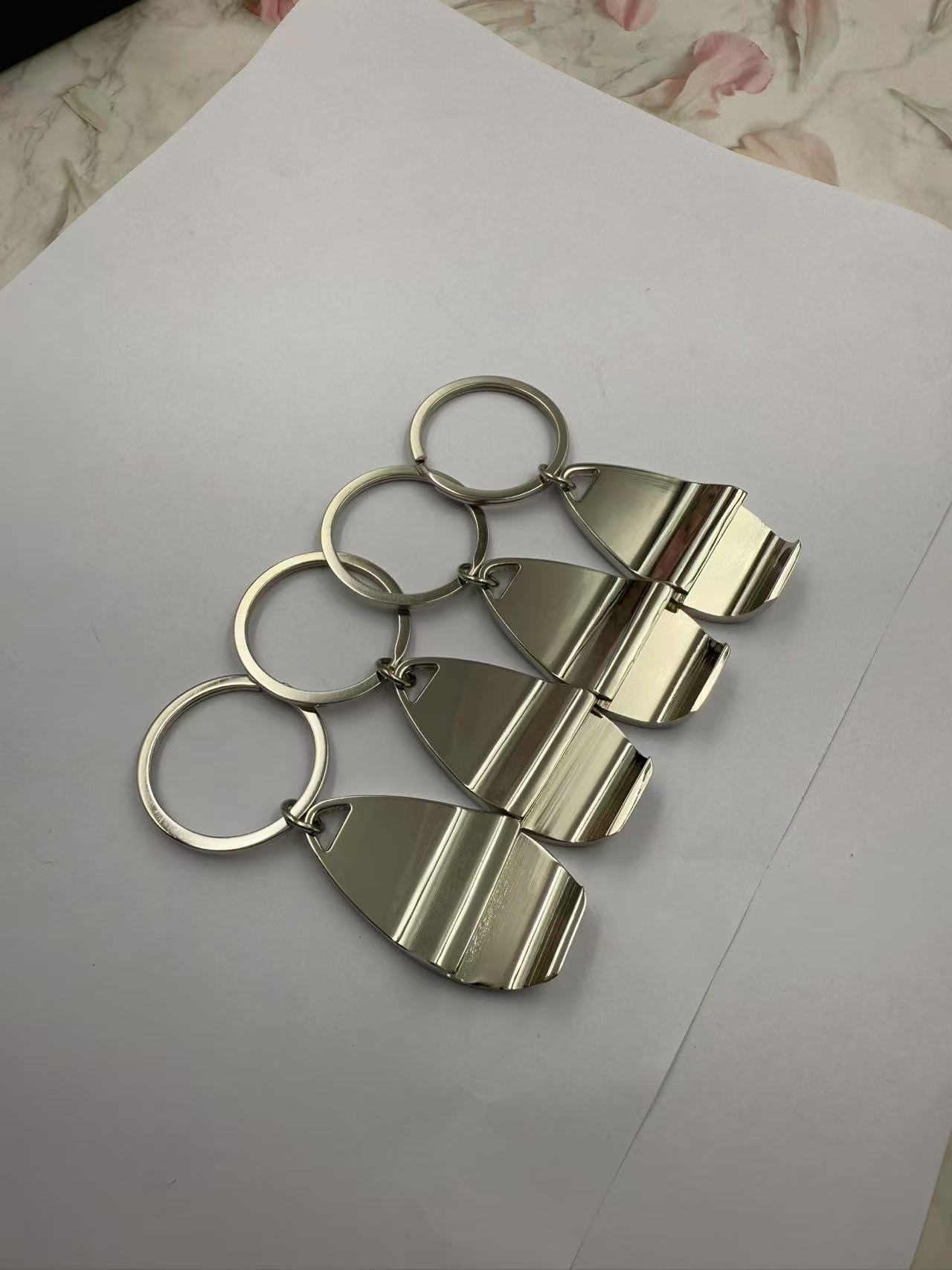 Mini Metal Bottle Opener with Keyring