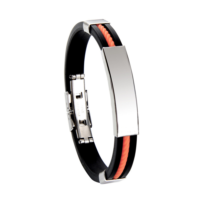 Braided Cord Stainless Steel Wristband