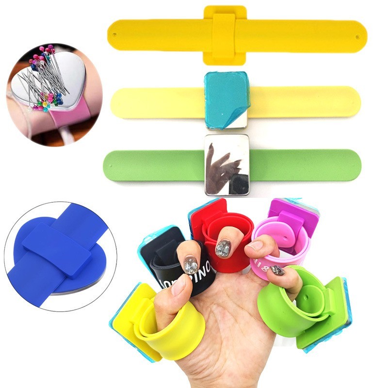 Magnetic Silicone Slap Wristband