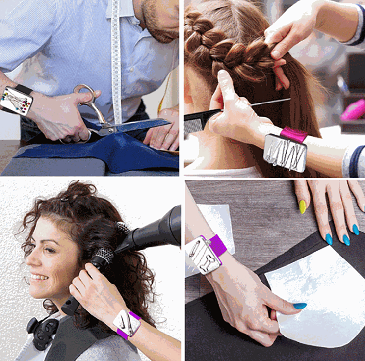 Magnetic Silicone Slap Wristband