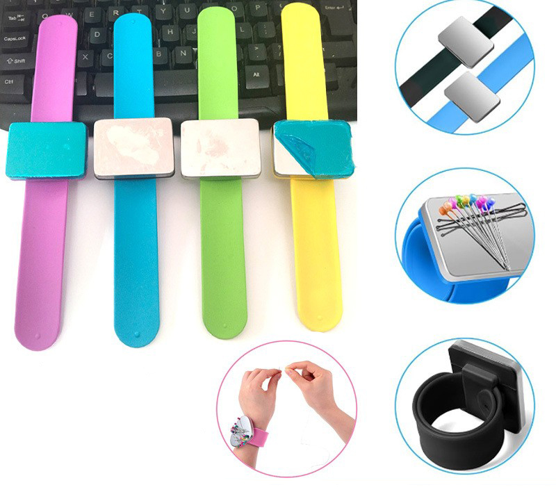 Magnetic Silicone Slap Wristband