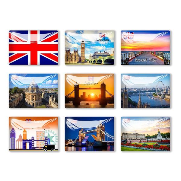 Full Color Glass Fridge Magnet