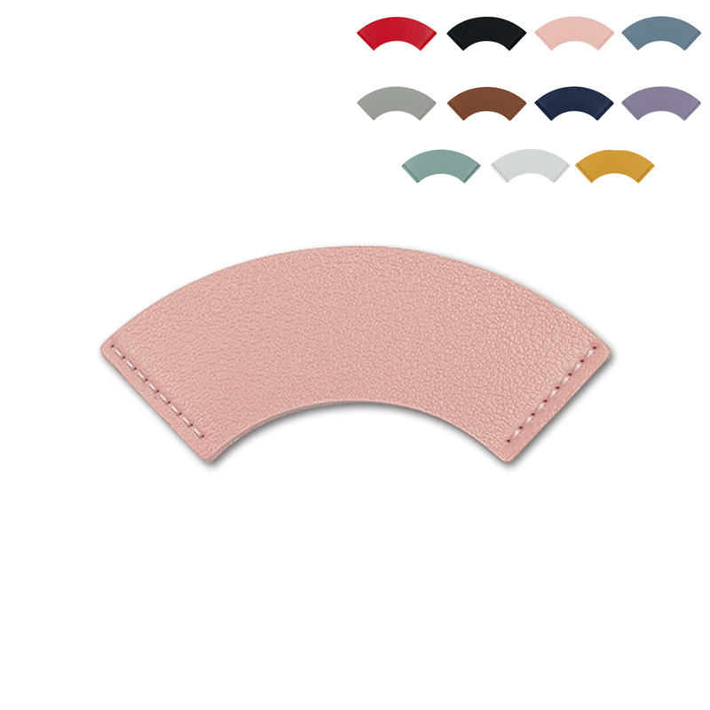 Fan Shaped PU Leather Bookmark