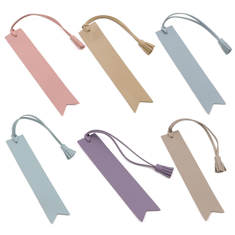 Leather Bookmark With Tassel