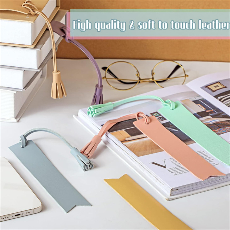 Leather Bookmark With Tassel