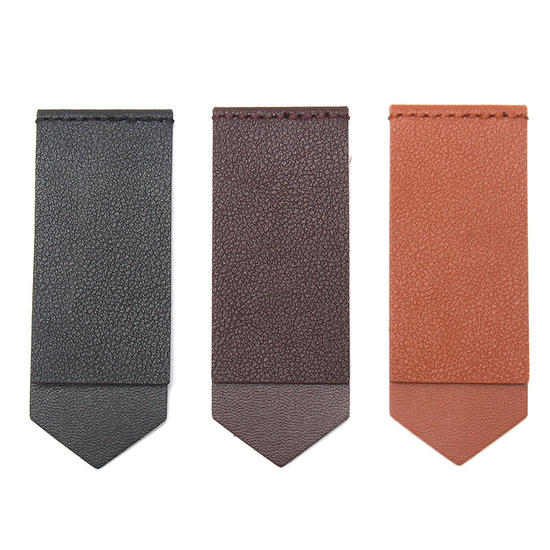 Necktie Shape PU Leather Bookmark