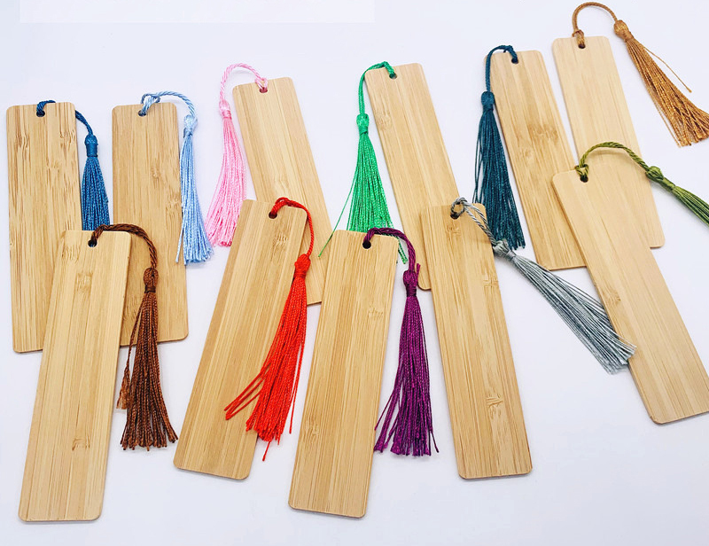 Bamboo Bookmark With Tassel