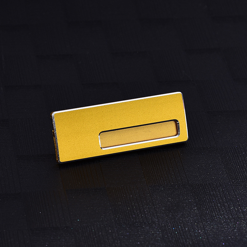 Inserted Aluminum Name Badge