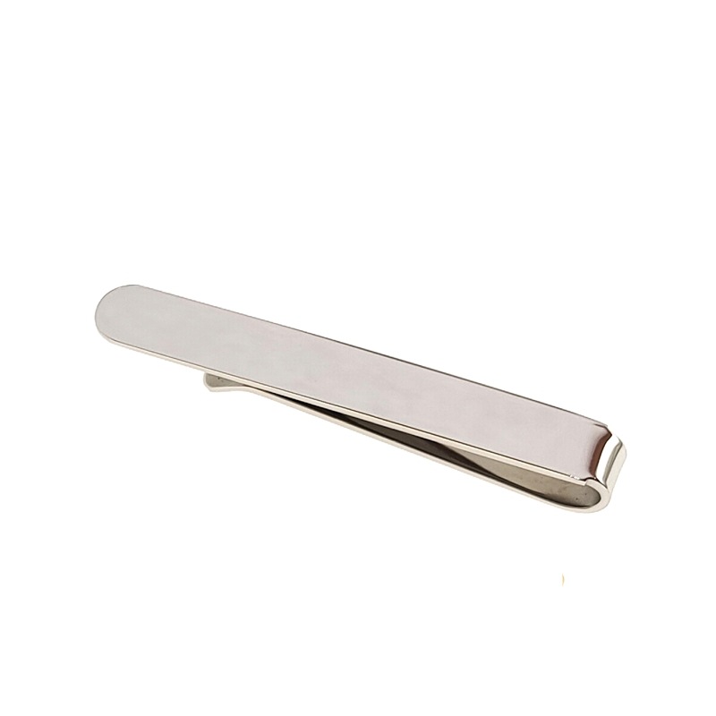 Minimalist Stainless Steel Tie Clip