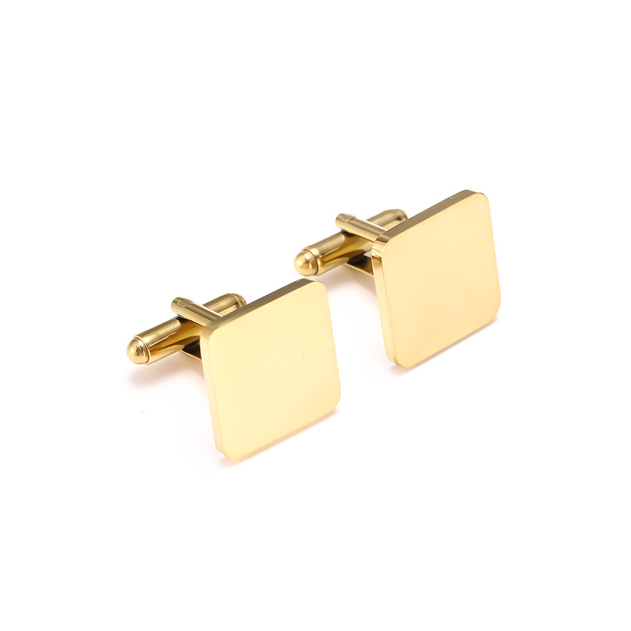 Square Stainless Steel Cuff Link