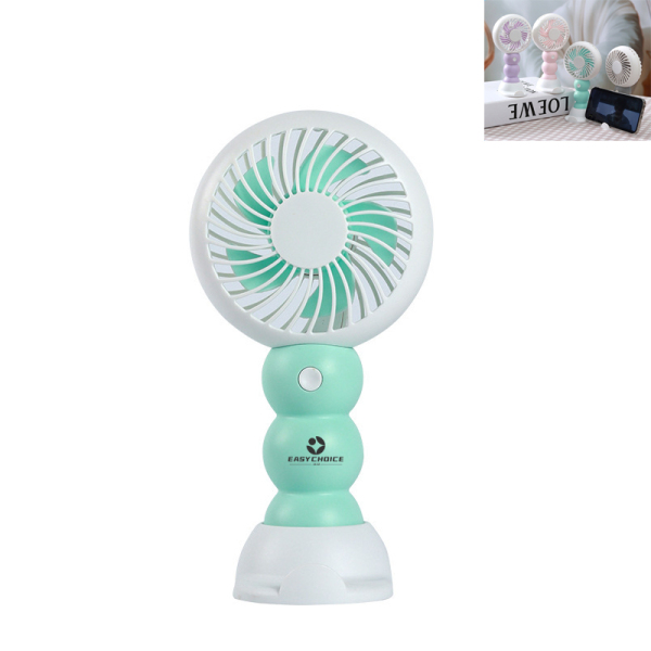 Mini Rechargeable Fan with Phone Stand