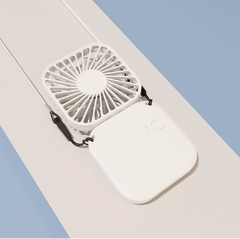 USB Foldable Neck Fan with Lanyard