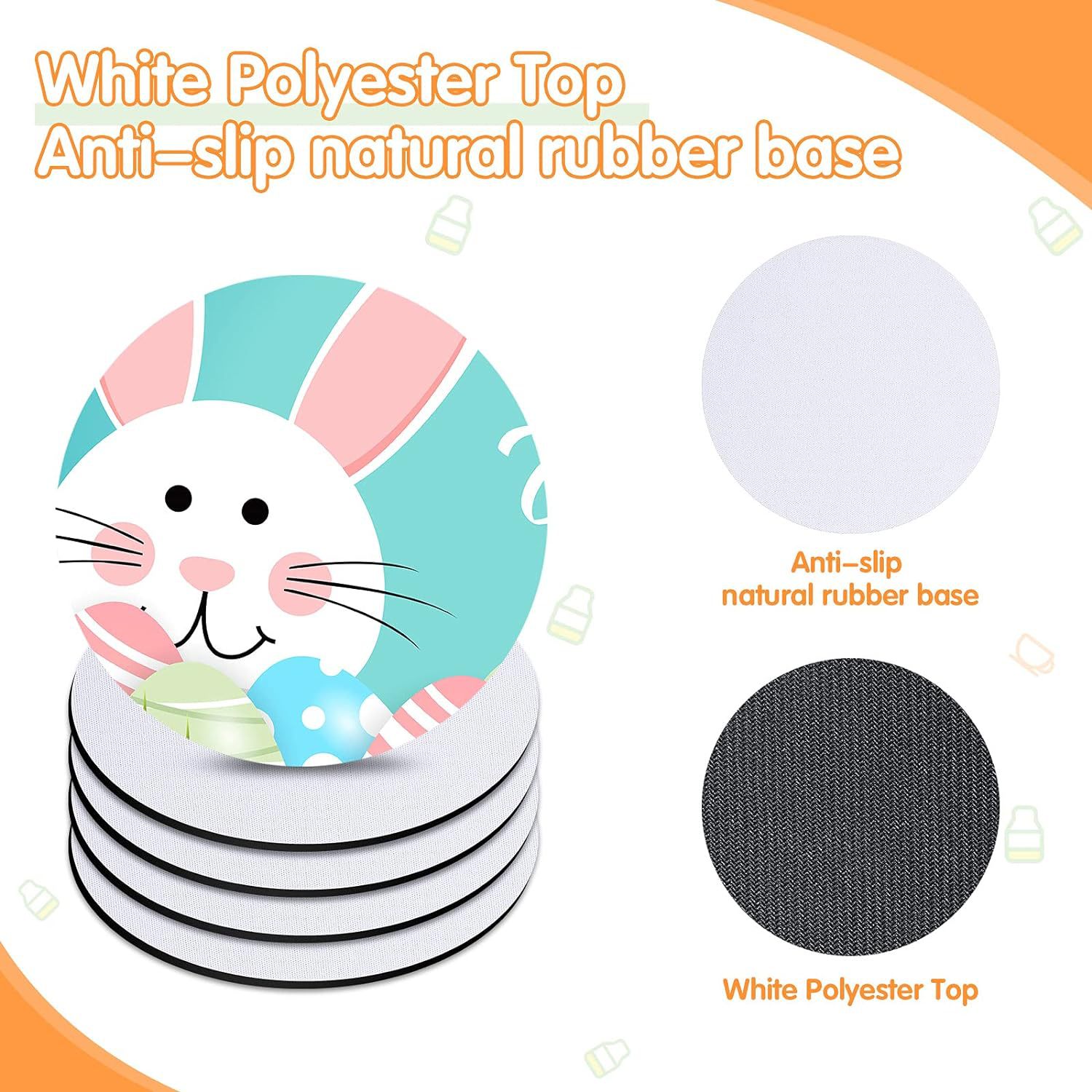 4" Full Color Neoprene Coaster