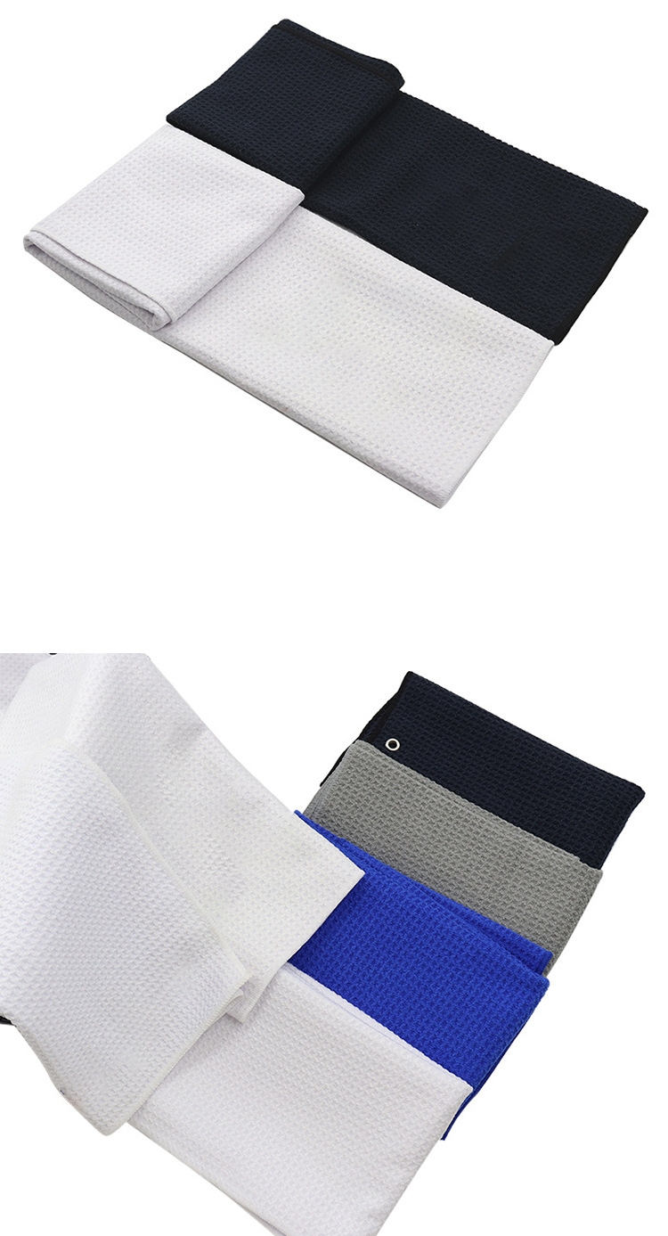 Full Color Golf Towel with Carabiner