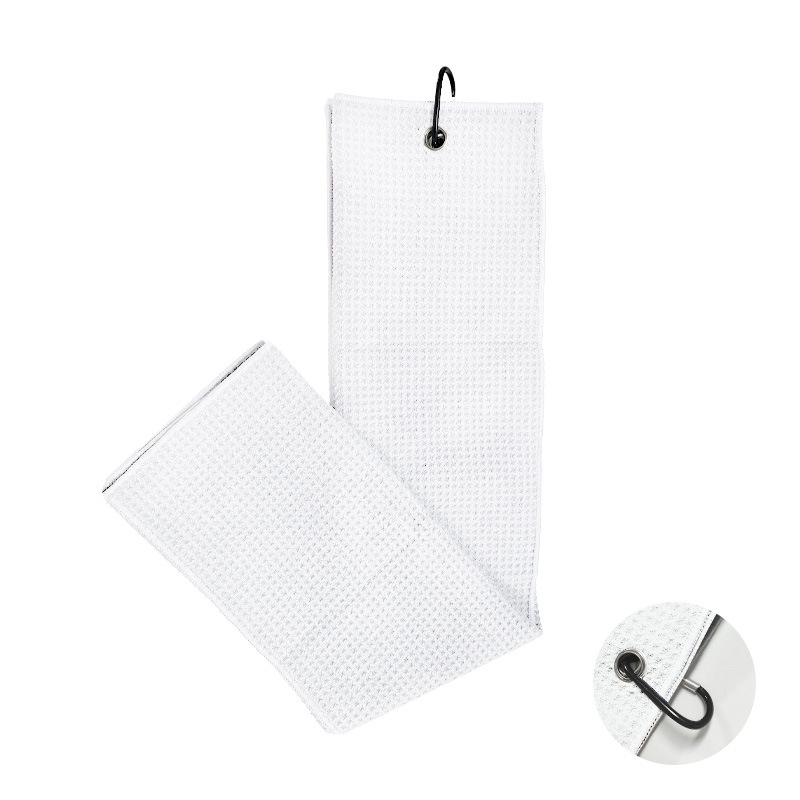 Full Color Golf Towel with Carabiner