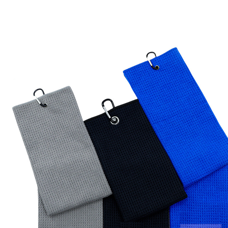 Full Color Golf Towel with Carabiner