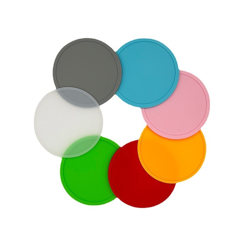4" Round Silicone Coaster