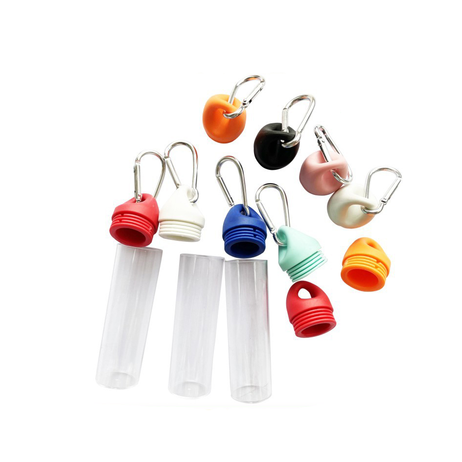 Cylinder Cable Earphone Holder with Carabiner