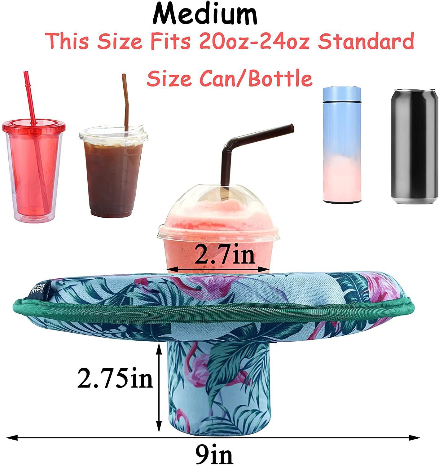 Sublimated Neoprene Floating Cup Sleeve
