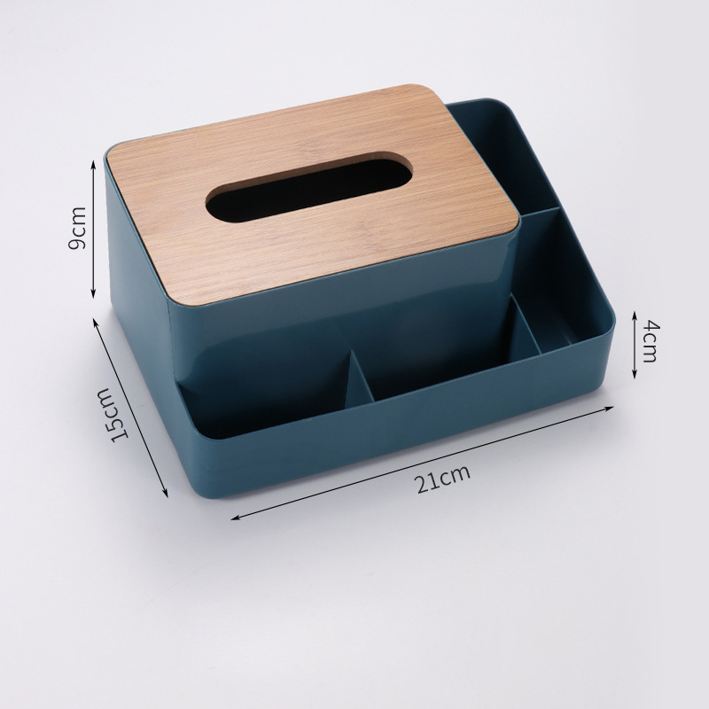 Desk Tissue Box Organizer