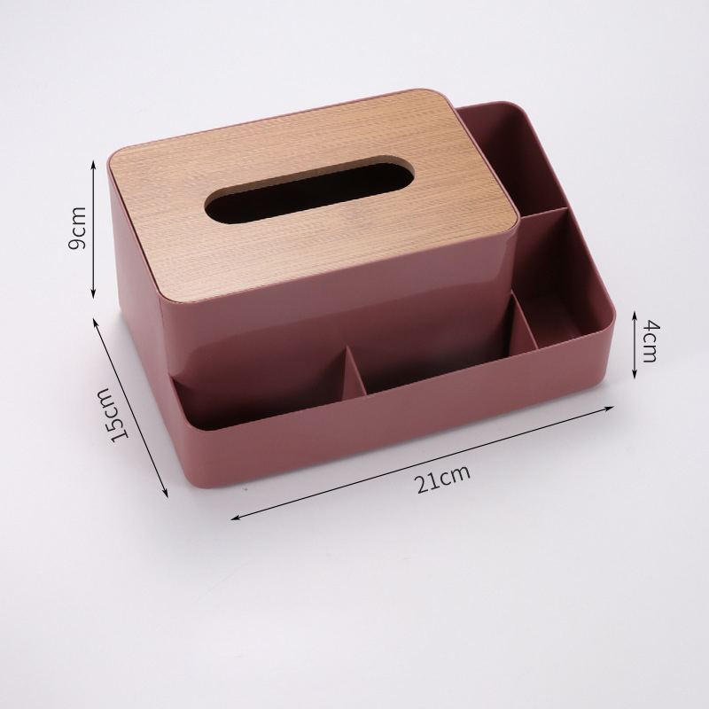 Desk Tissue Box Organizer