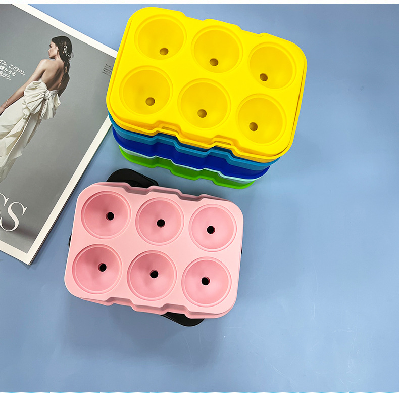 6-cavity Silicone Ice Ball Tray