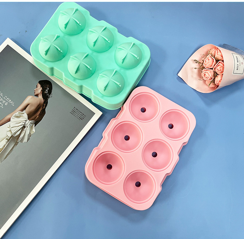 6-cavity Silicone Ice Ball Tray