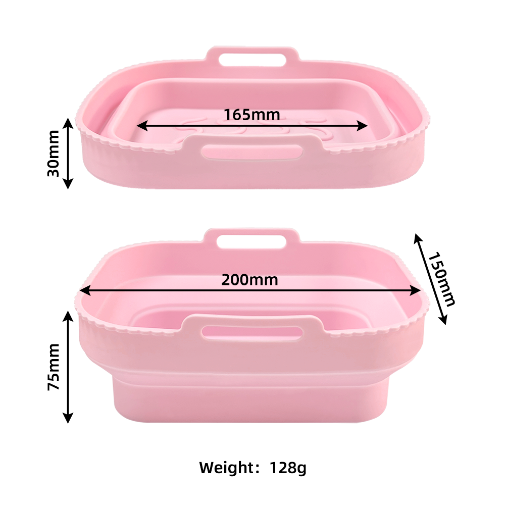 Foldable Air Fryer Silicone Pot