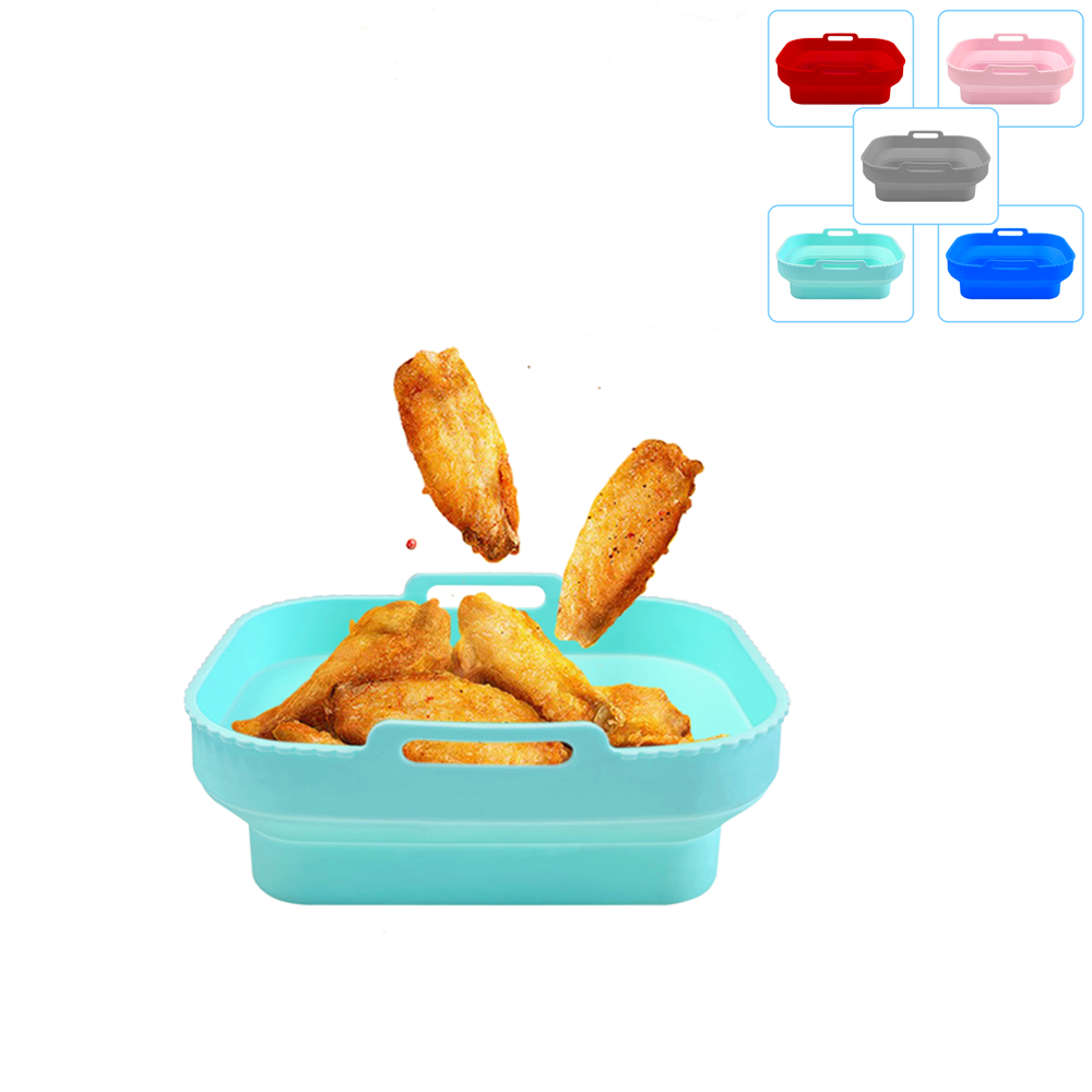 Foldable Air Fryer Silicone Pot