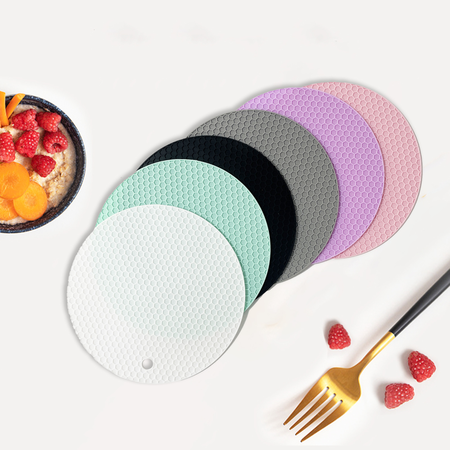 Silicone Honeycomb Coaster Mat