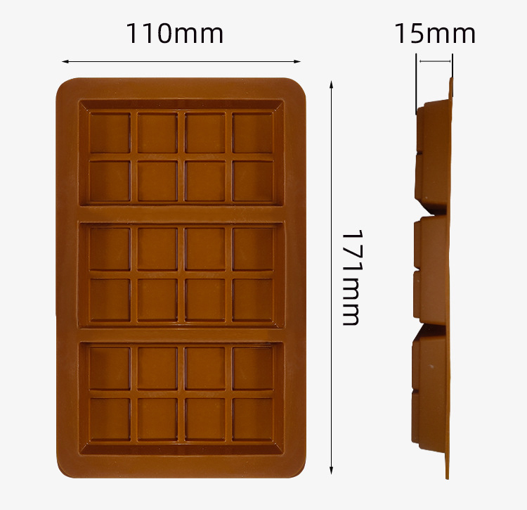 24 Compartment Chocolate Silicone Mold Tray