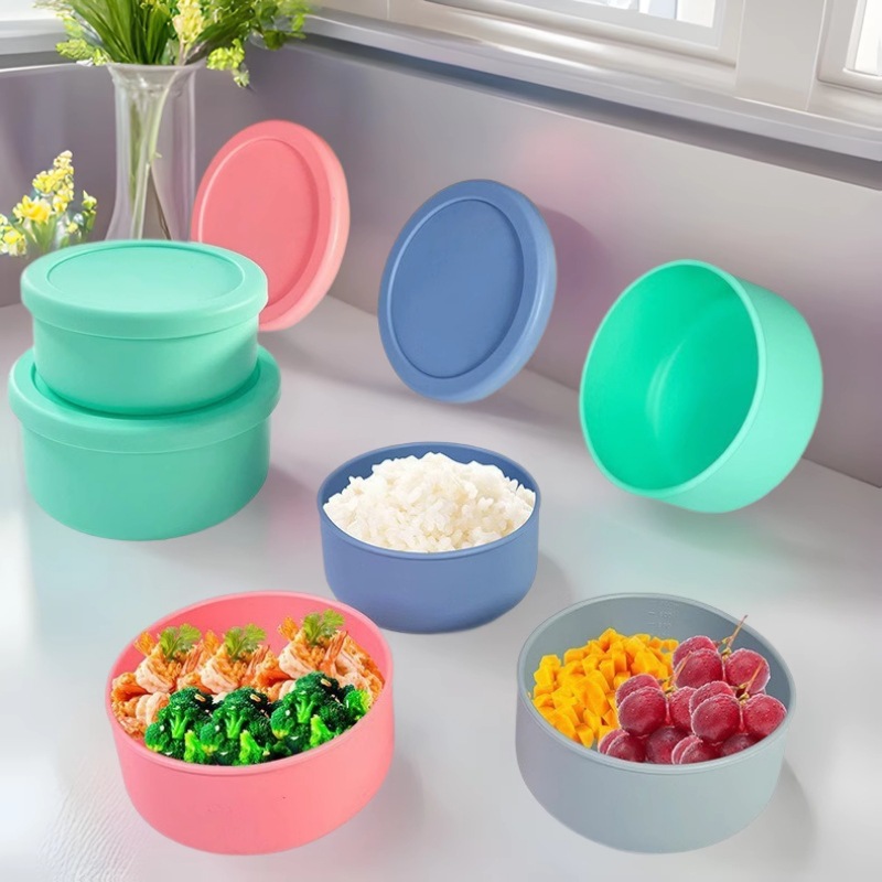 Small Round Silicone Lunch Box