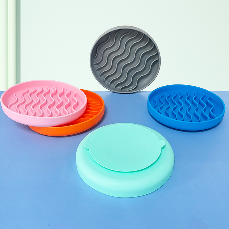 Pet Silicone Slow Feeder Plate