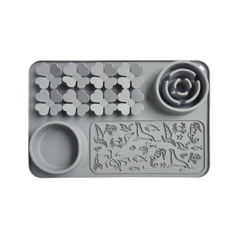 Pet Silicone Slow Feeding Lick Plate