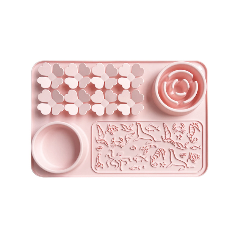 Pet Silicone Slow Feeding Lick Plate