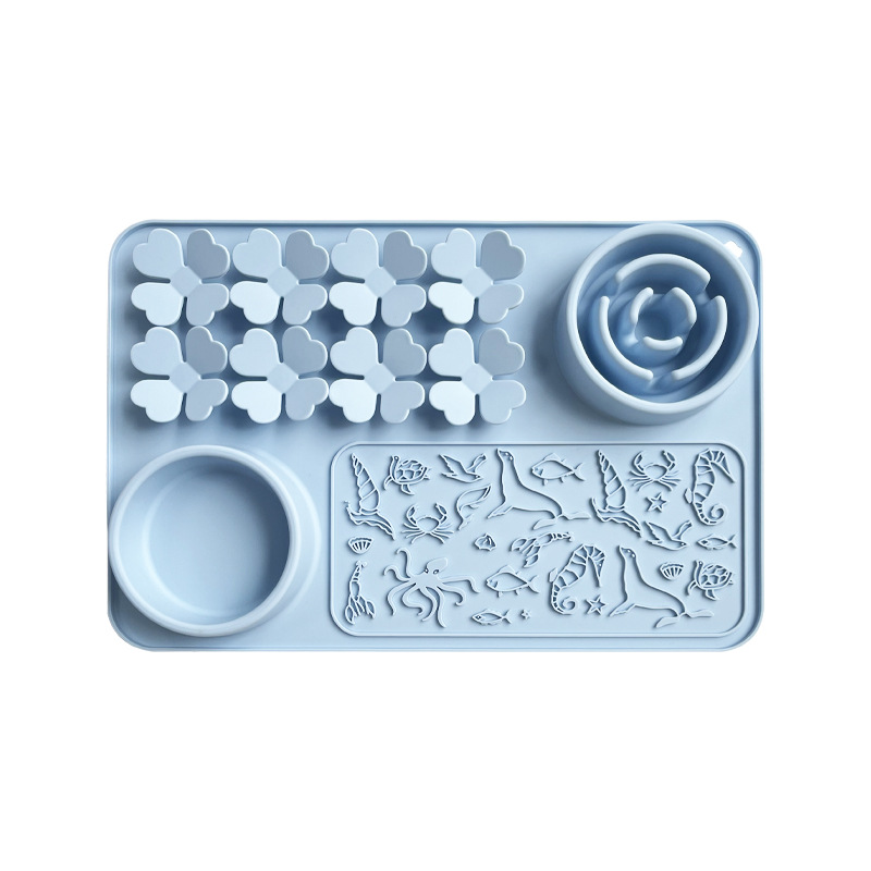 Pet Silicone Slow Feeding Lick Plate