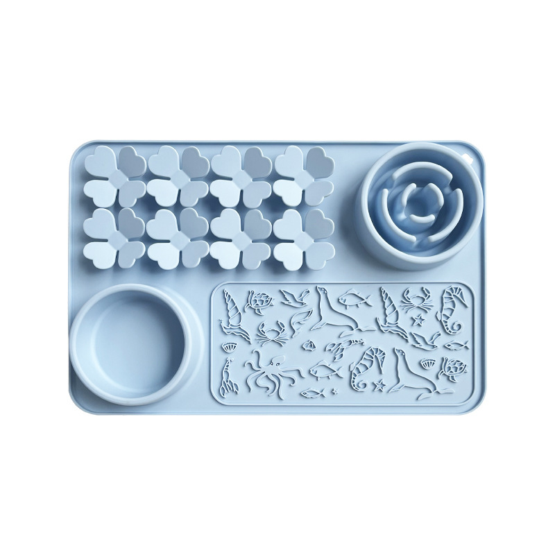Pet Silicone Slow Feeding Lick Plate