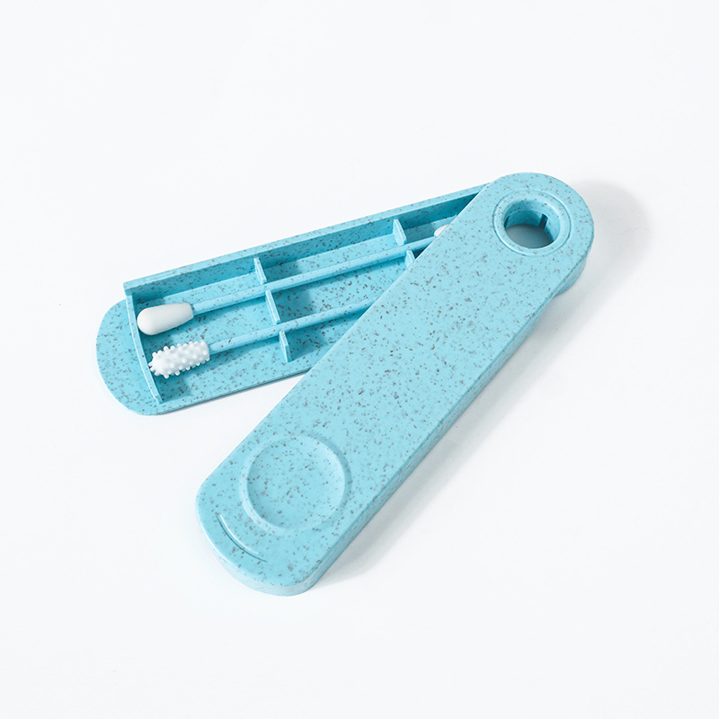 Double-ended Silicone Swab w/ Storage Box