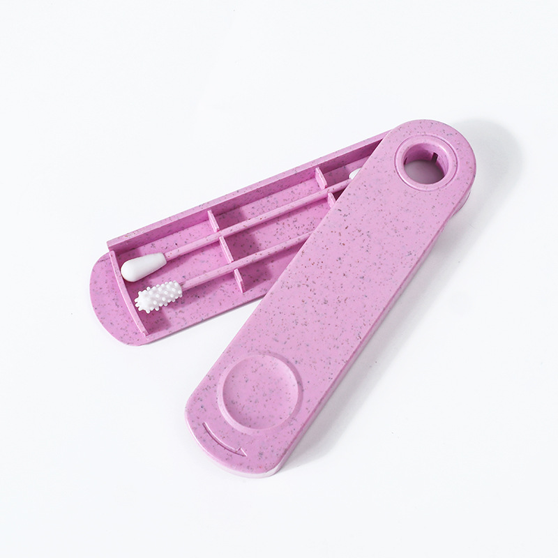 Double-ended Silicone Swab w/ Storage Box