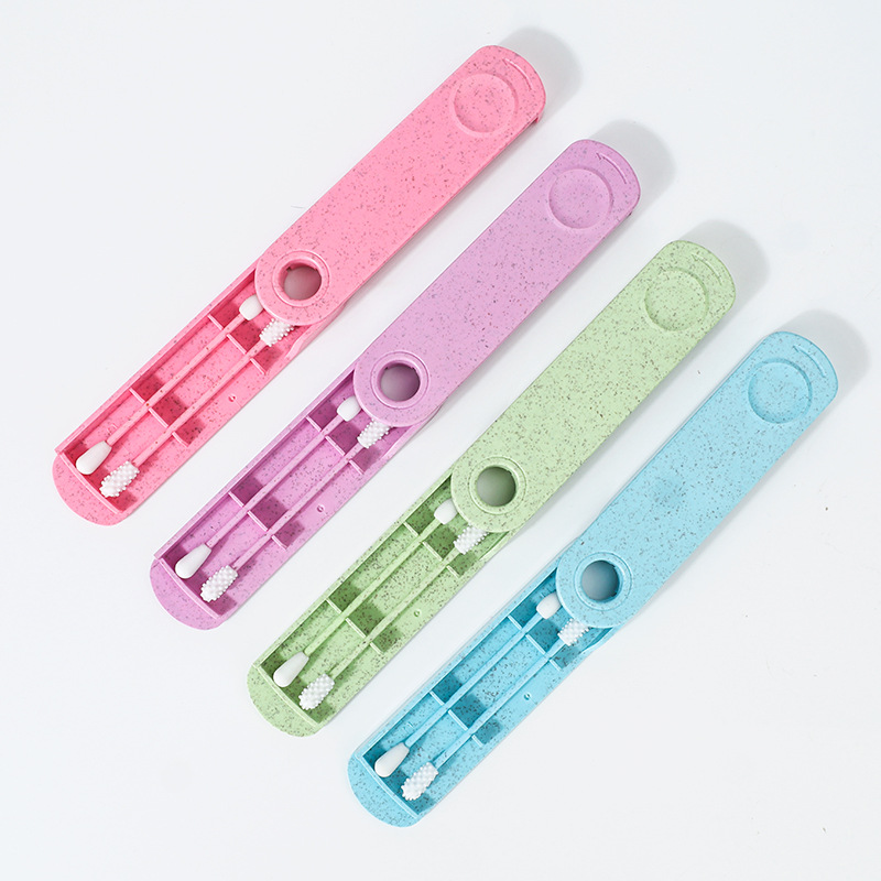 Double-ended Silicone Swab w/ Storage Box