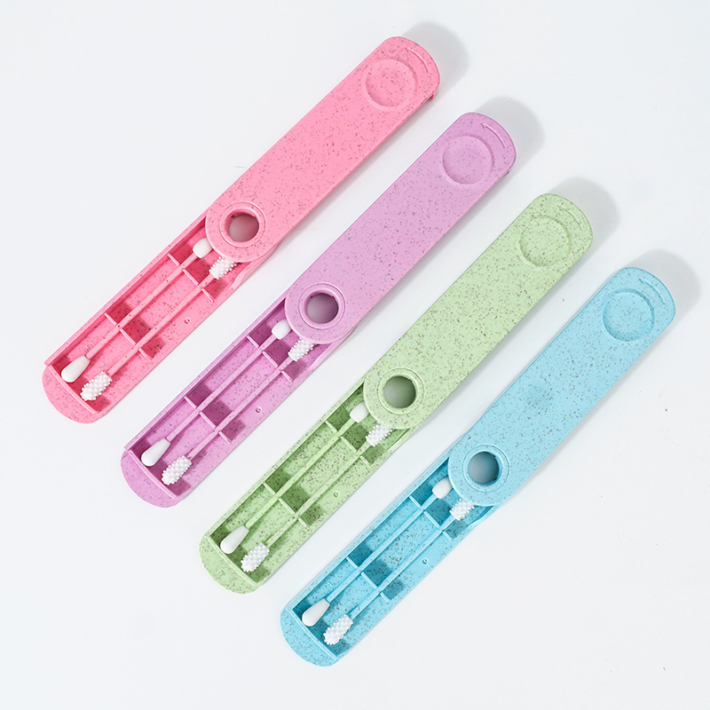 Double-ended Silicone Swab w/ Storage Box