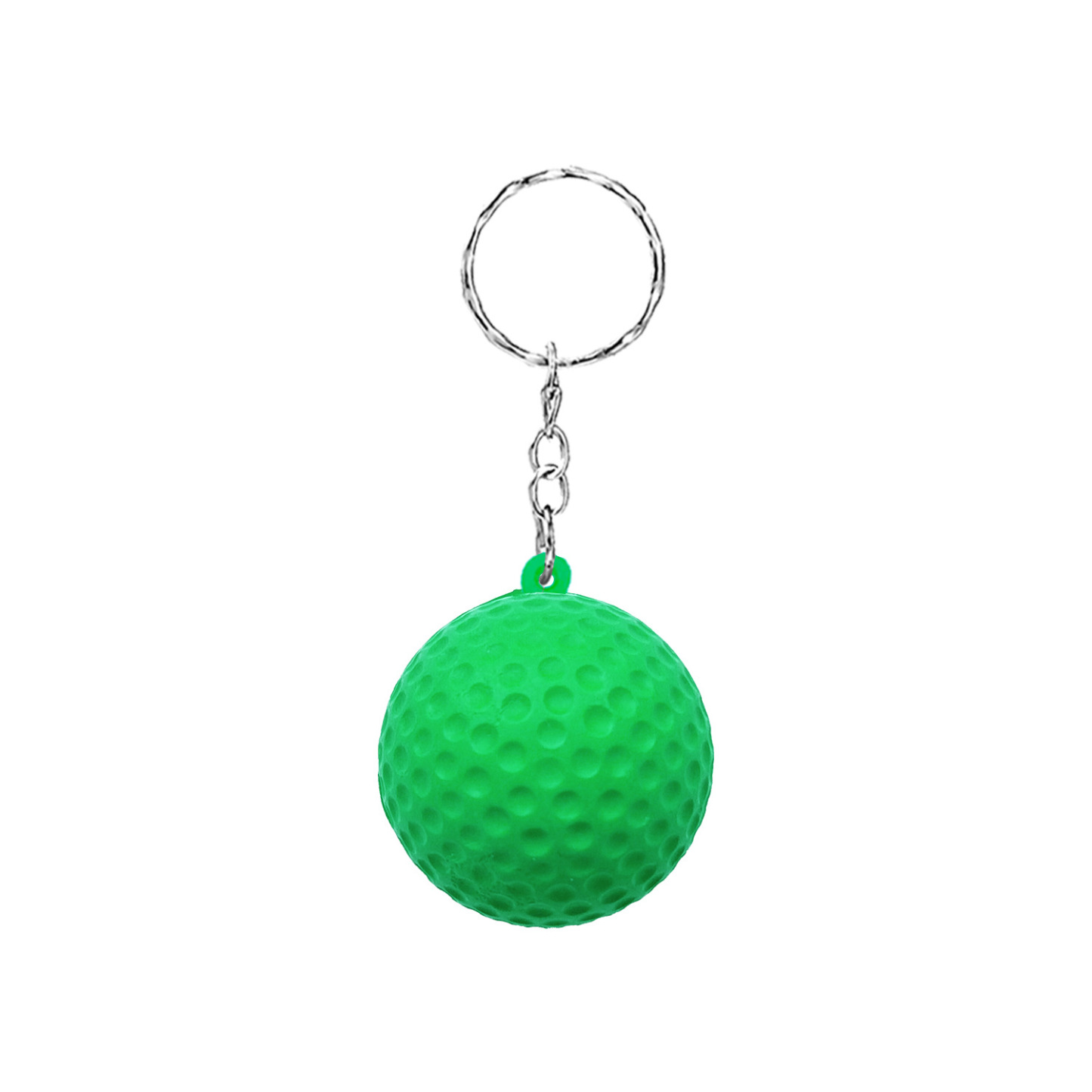 PU Golf Stress Ball Keychain