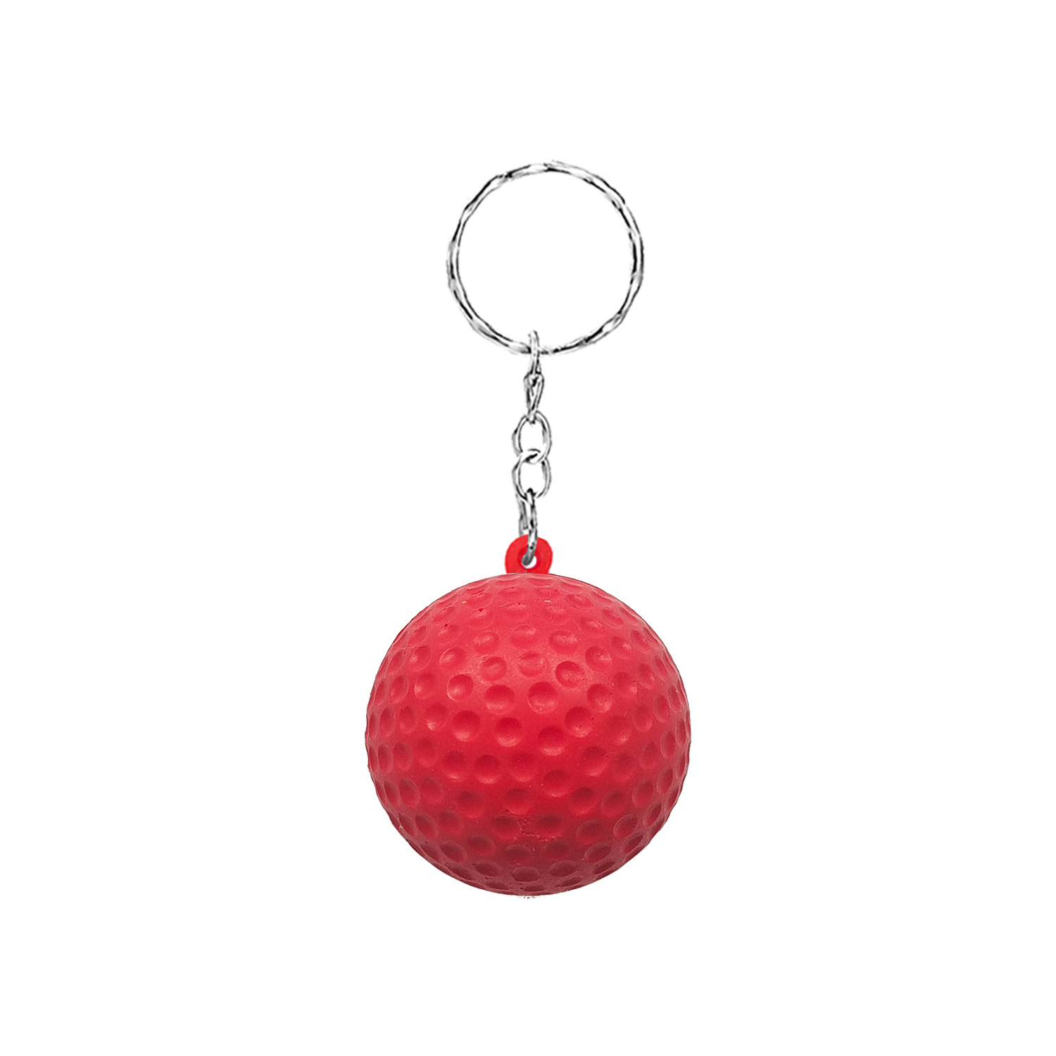 PU Golf Stress Ball Keychain