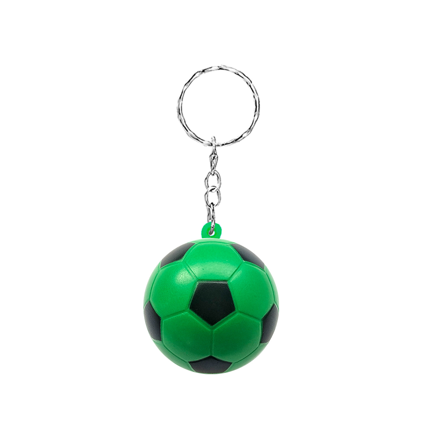 PU Soccer Stress Ball Keychain