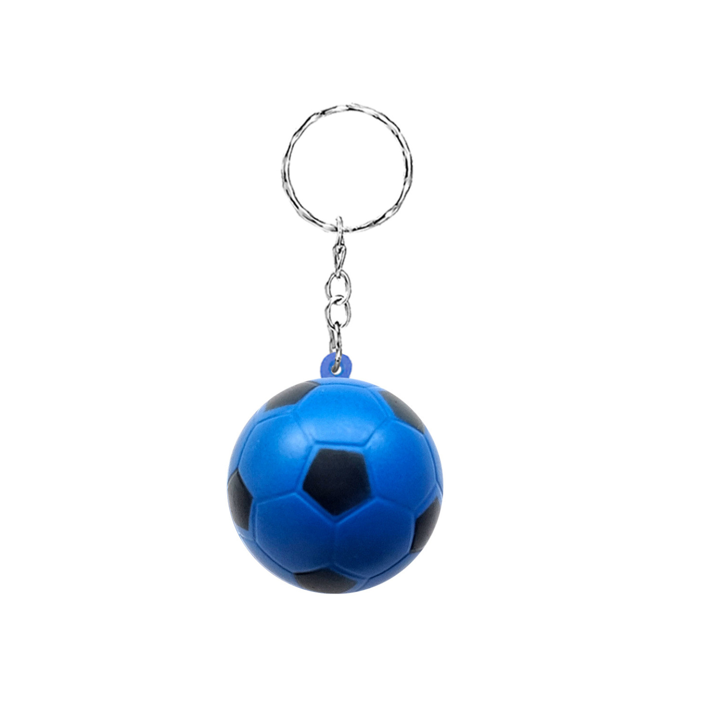 PU Soccer Stress Ball Keychain