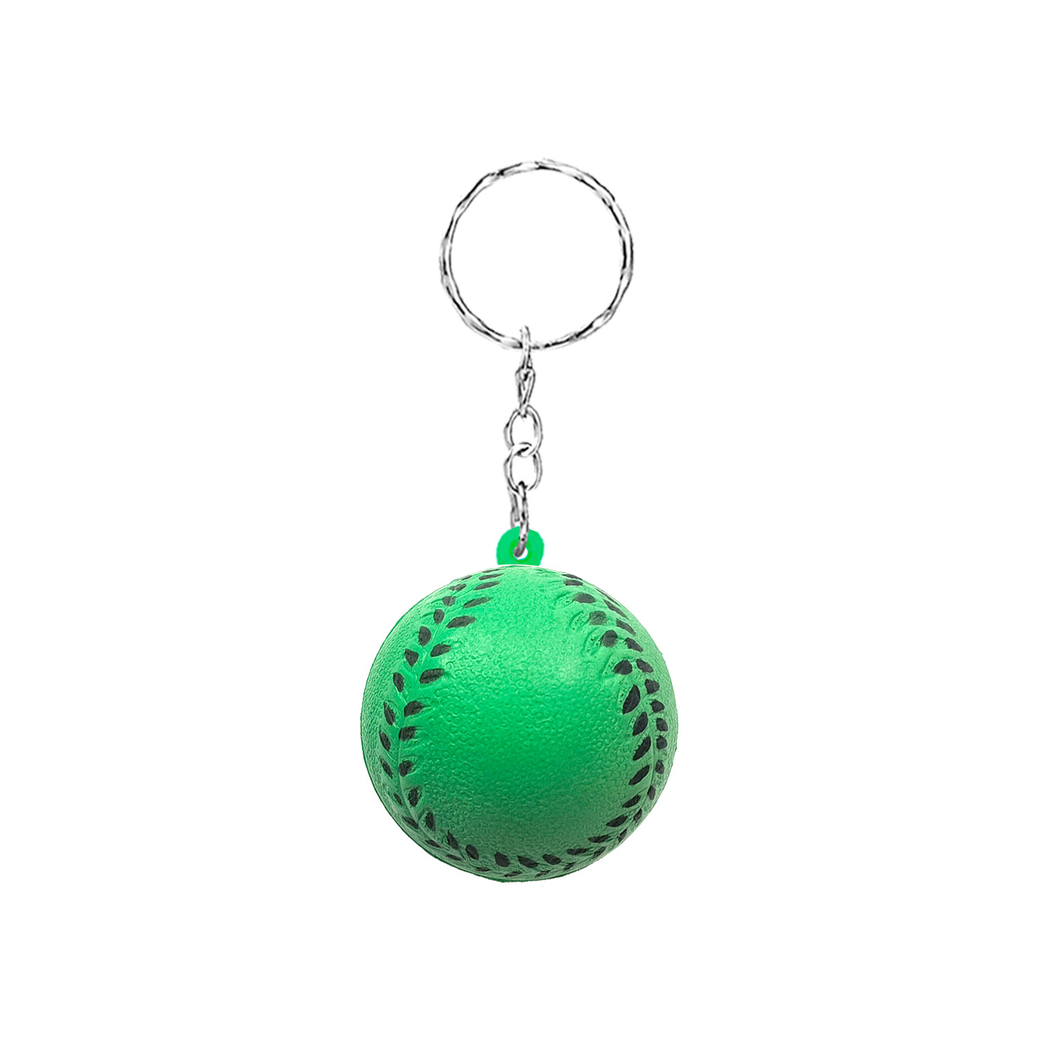 PU Baseball Stress Ball Keychain