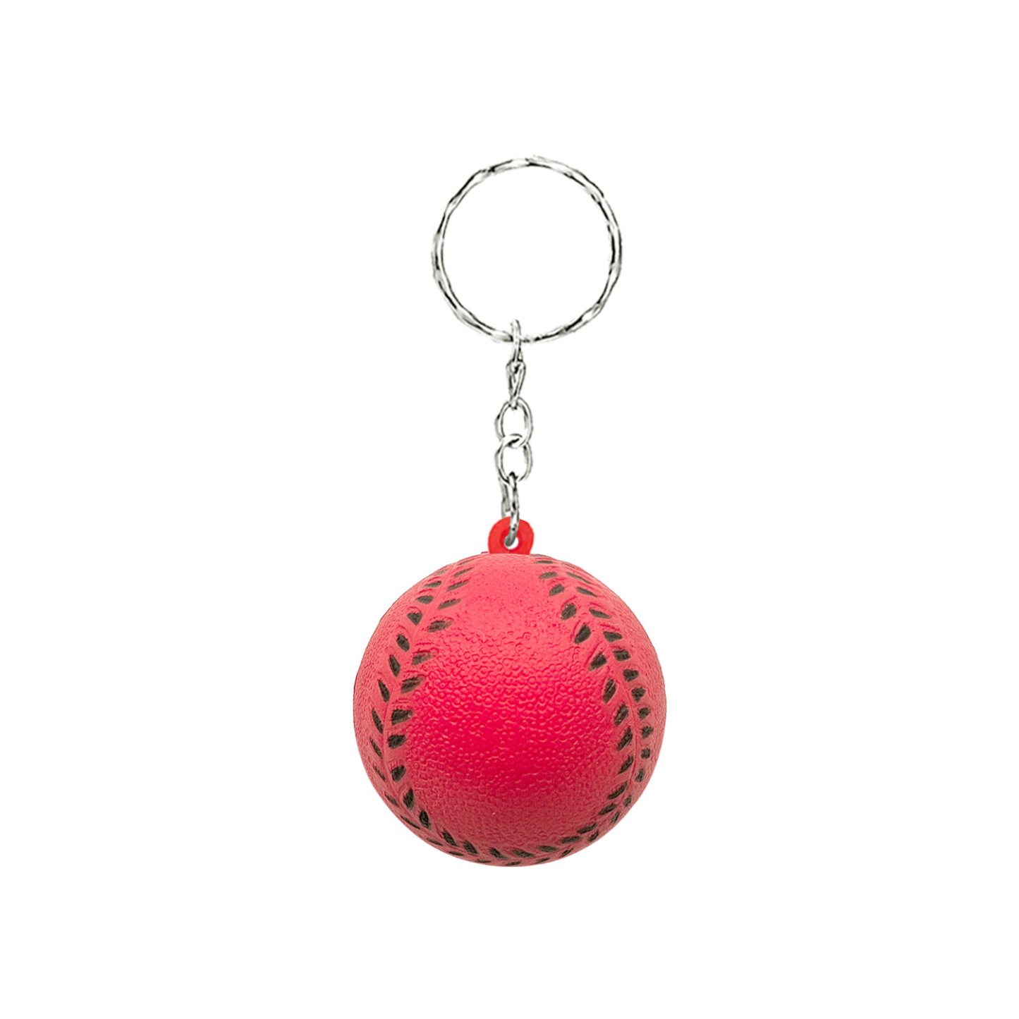 PU Baseball Stress Ball Keychain