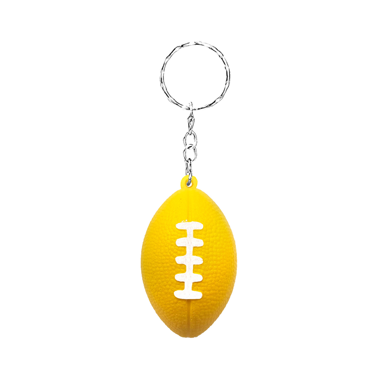 PU Football Stress Ball Keychain