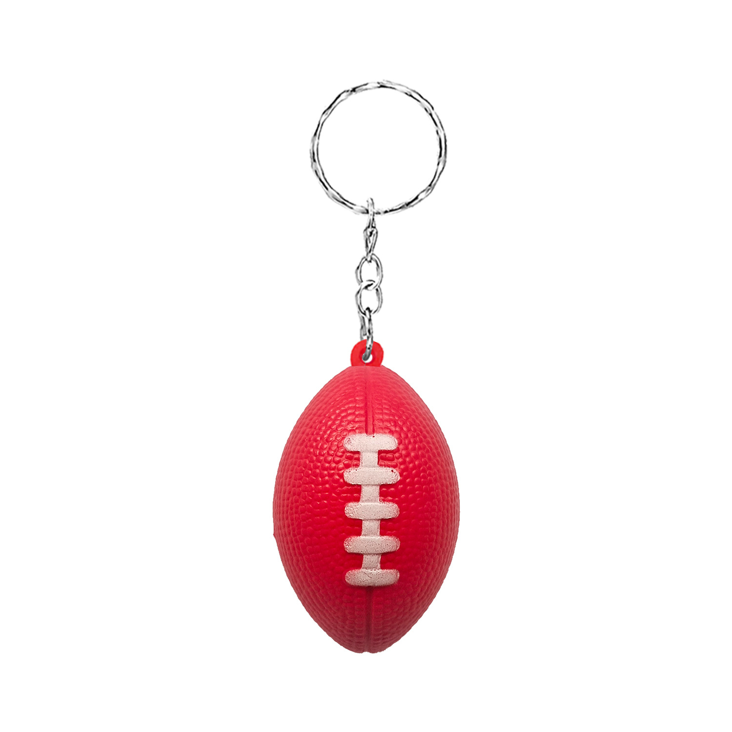 PU Football Stress Ball Keychain